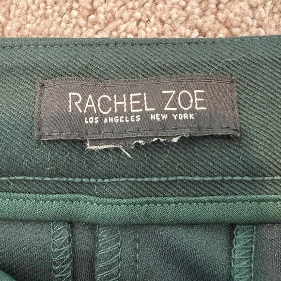 Rachel Zoe Women's Dark Green Trouser Pant Size 10 - Picture 8 of 11